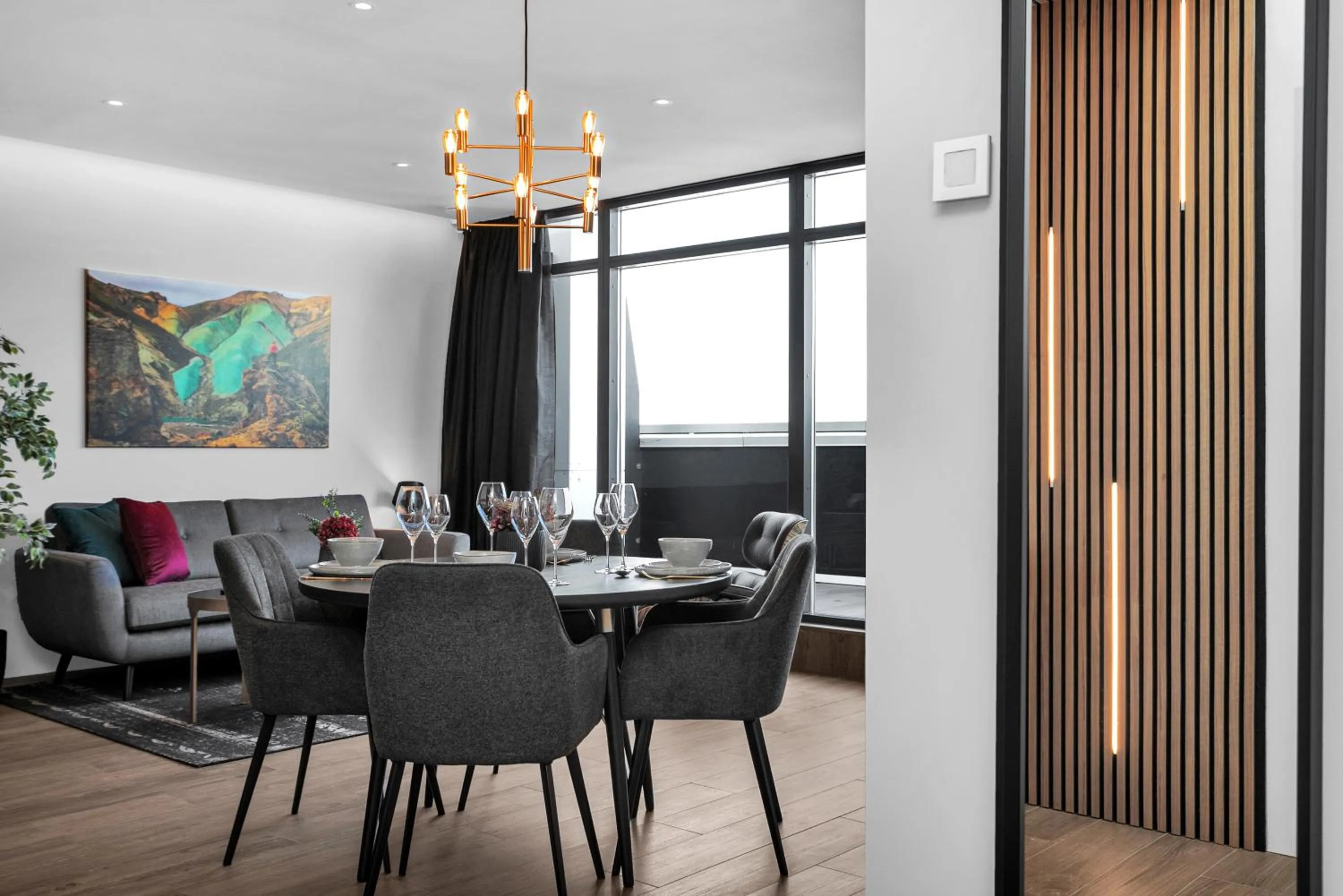 Dining area in ALVA Apartments