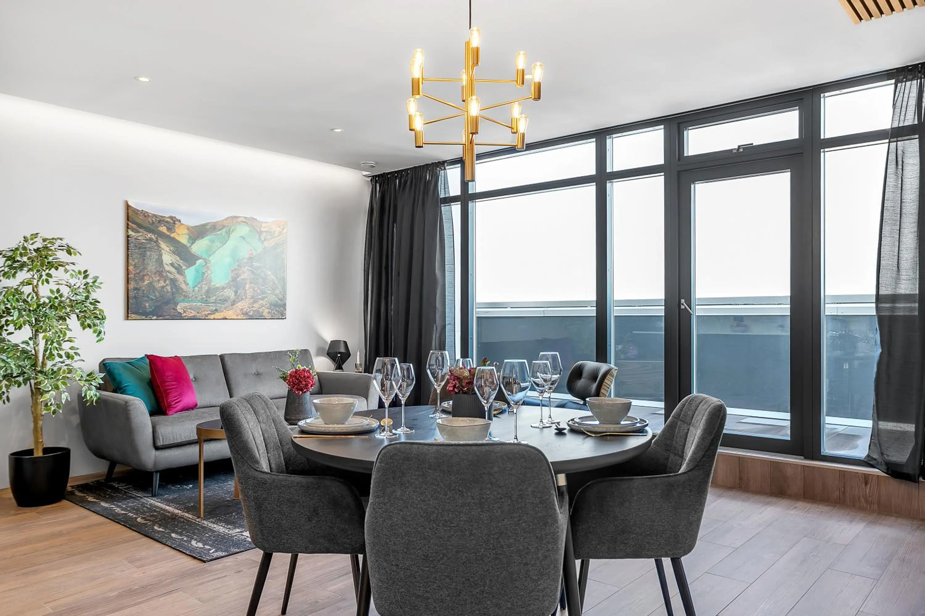 Dining area in ALVA Apartments