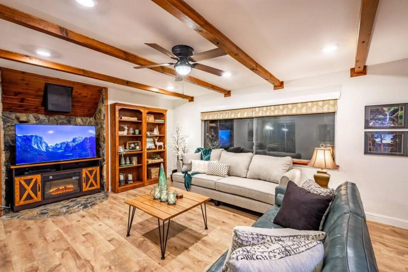 TV and multimedia in Sugarpine Trailhead Lodge at Lewis Creek Upper Trailhead just 7 miles from Yosemite