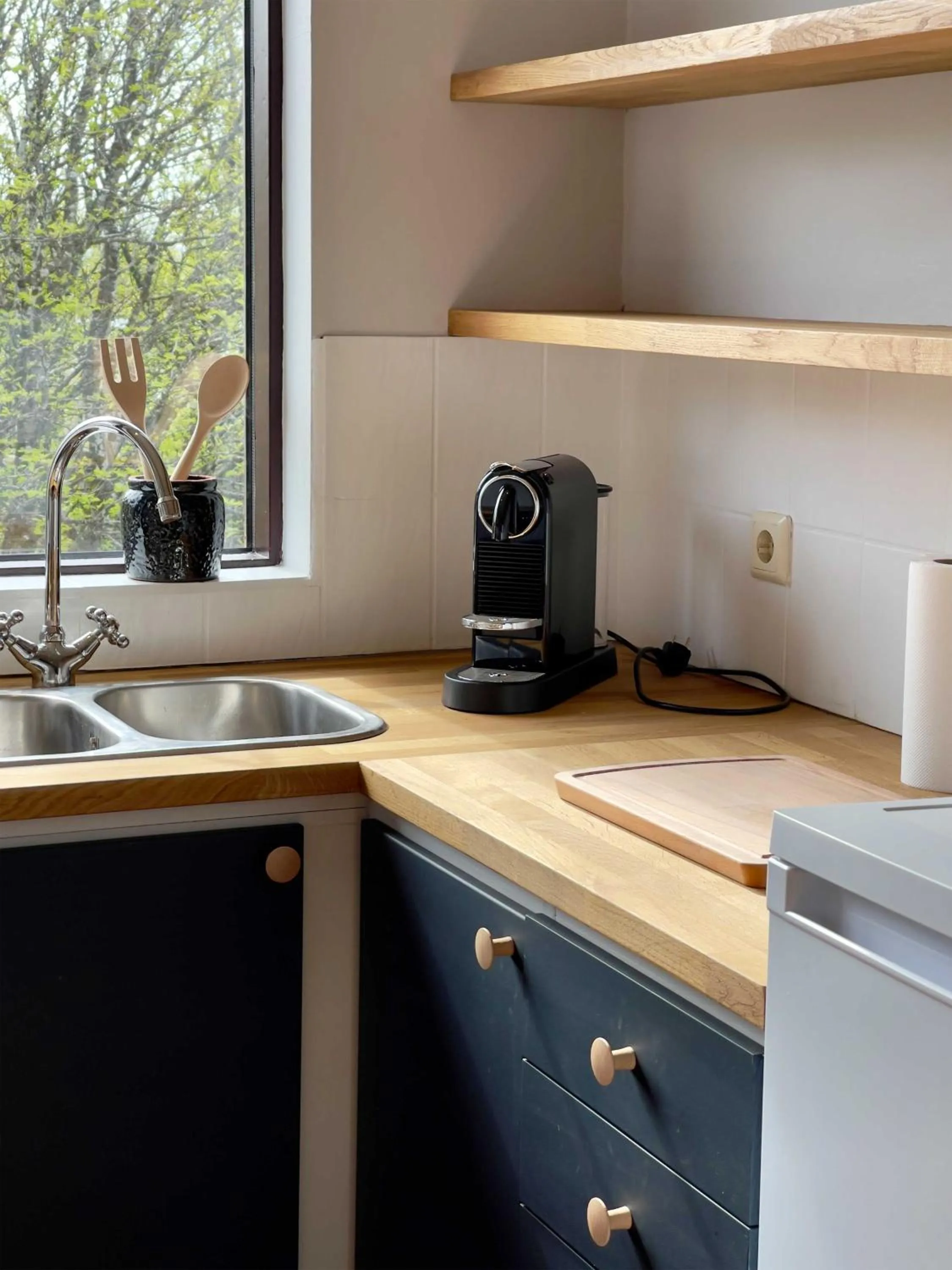 Kitchen or kitchenette in Matkráin Apartments