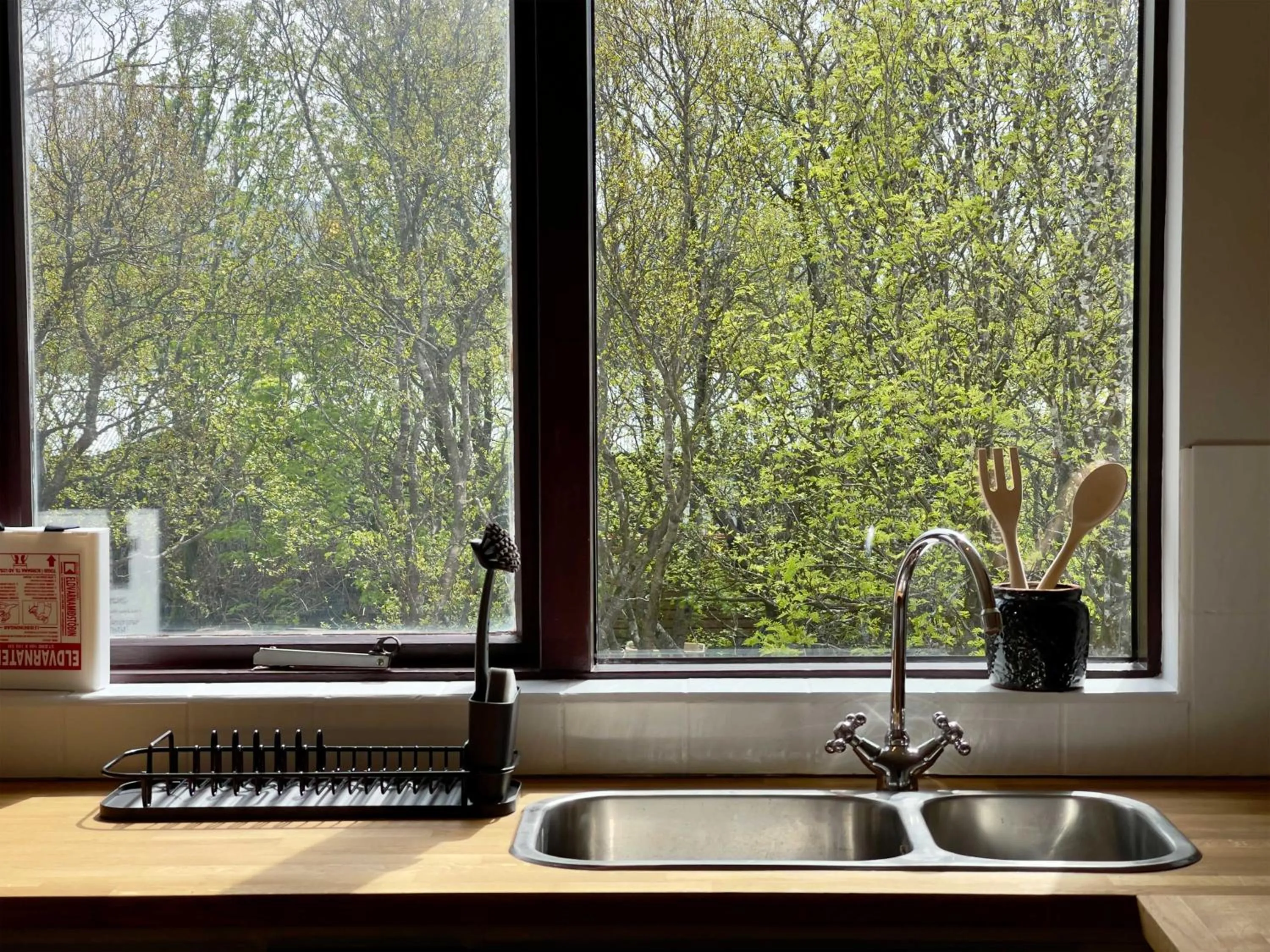 Kitchen or kitchenette in Matkráin Apartments