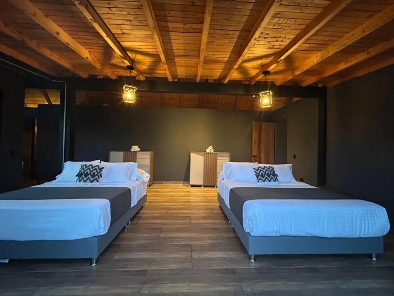 Bed in GRETEL CHALETS SUIZO