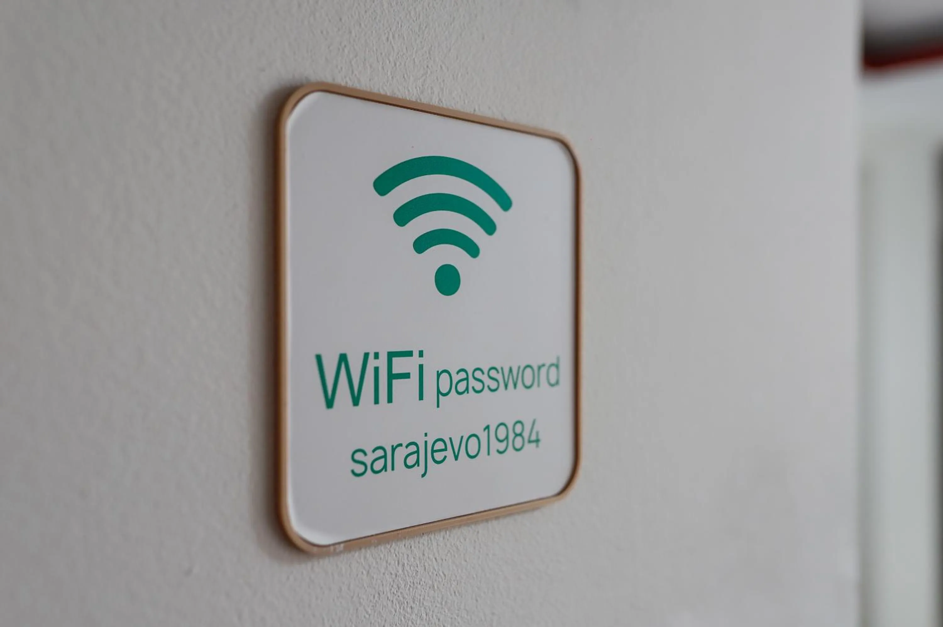 Logo/Certificate/Sign in Hotel Hayat