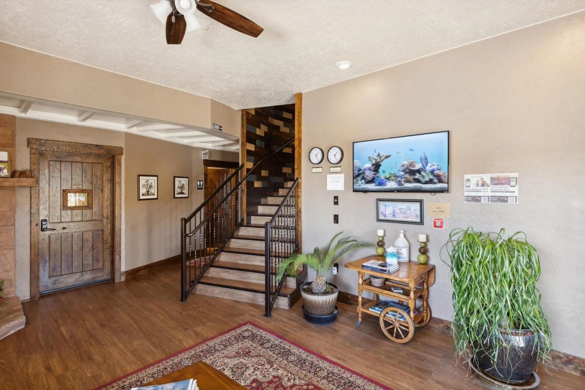 Decorative detail in Zion Cliff Lodge