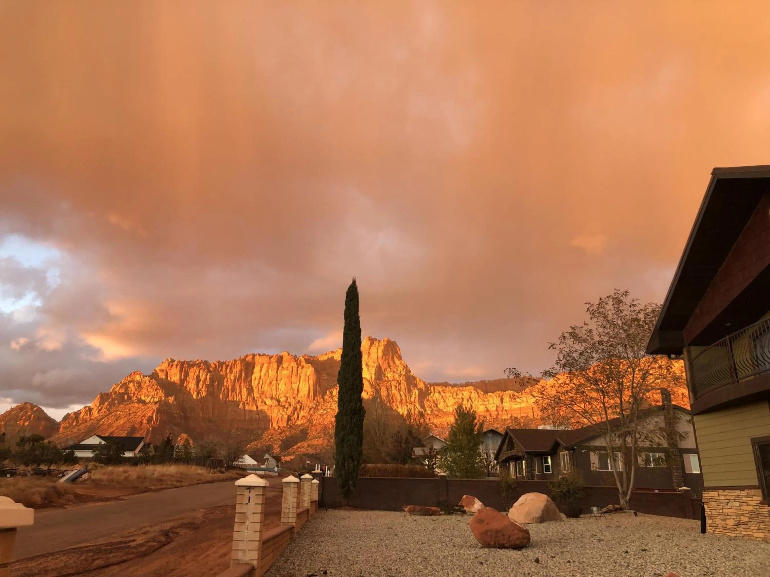 Natural landscape in Zion Cliff Lodge