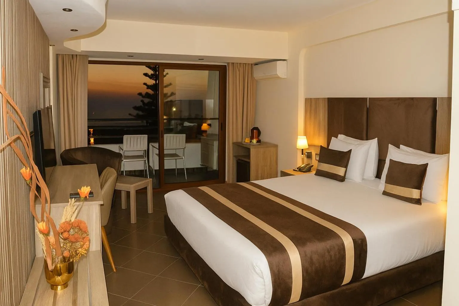 Bed in Anezi Tower Hotel