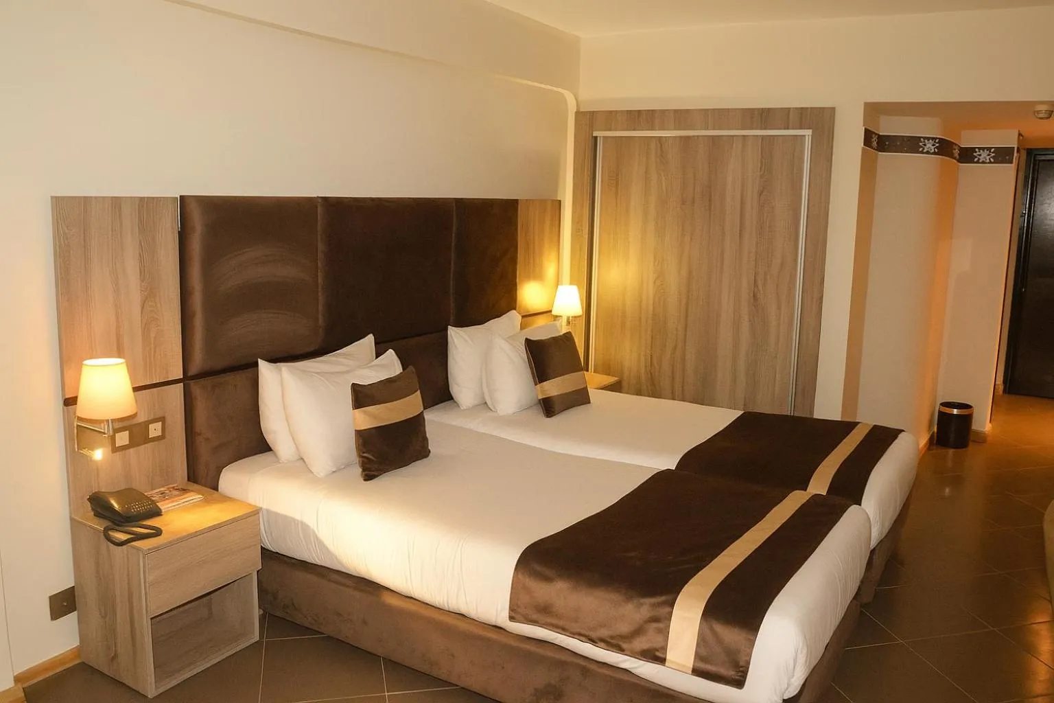 Bed in Anezi Tower Hotel
