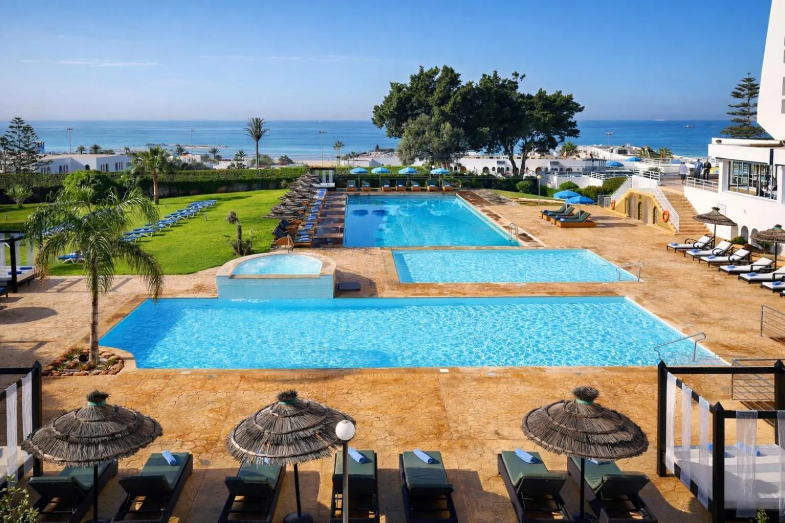 Swimming pool in Anezi Tower Hotel