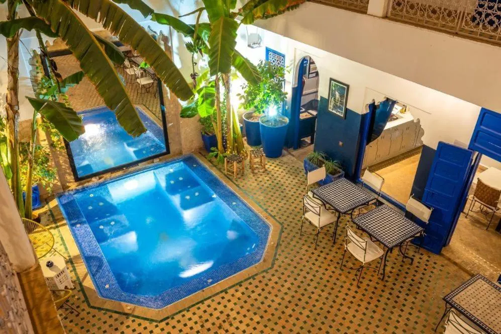 Pool view in Riad Sheba