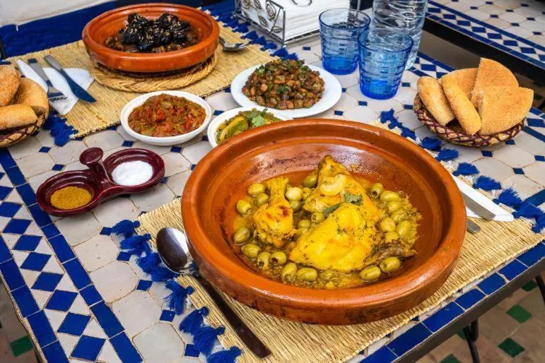 Food and drinks in Riad Sheba