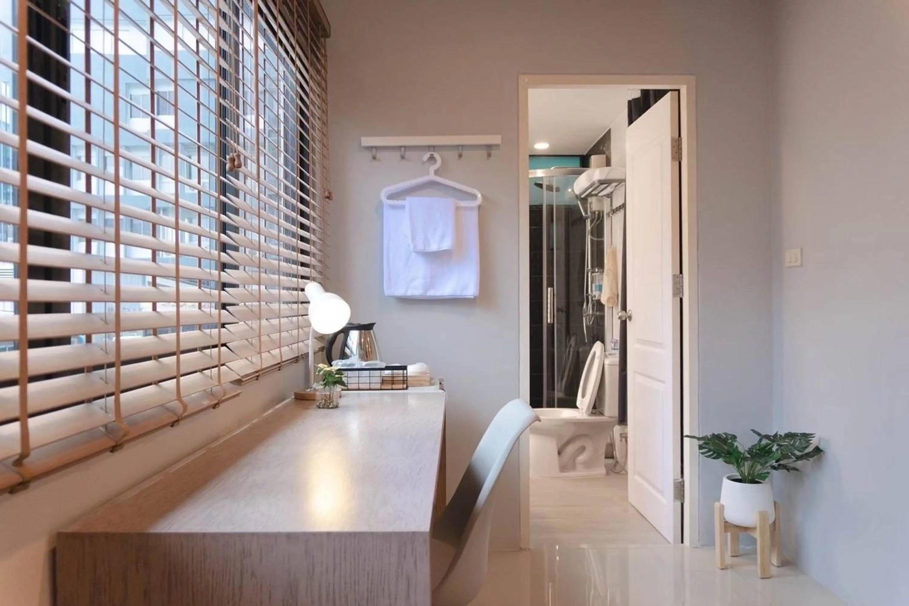 Seating area, Bed in BnB98 Silom Hotel