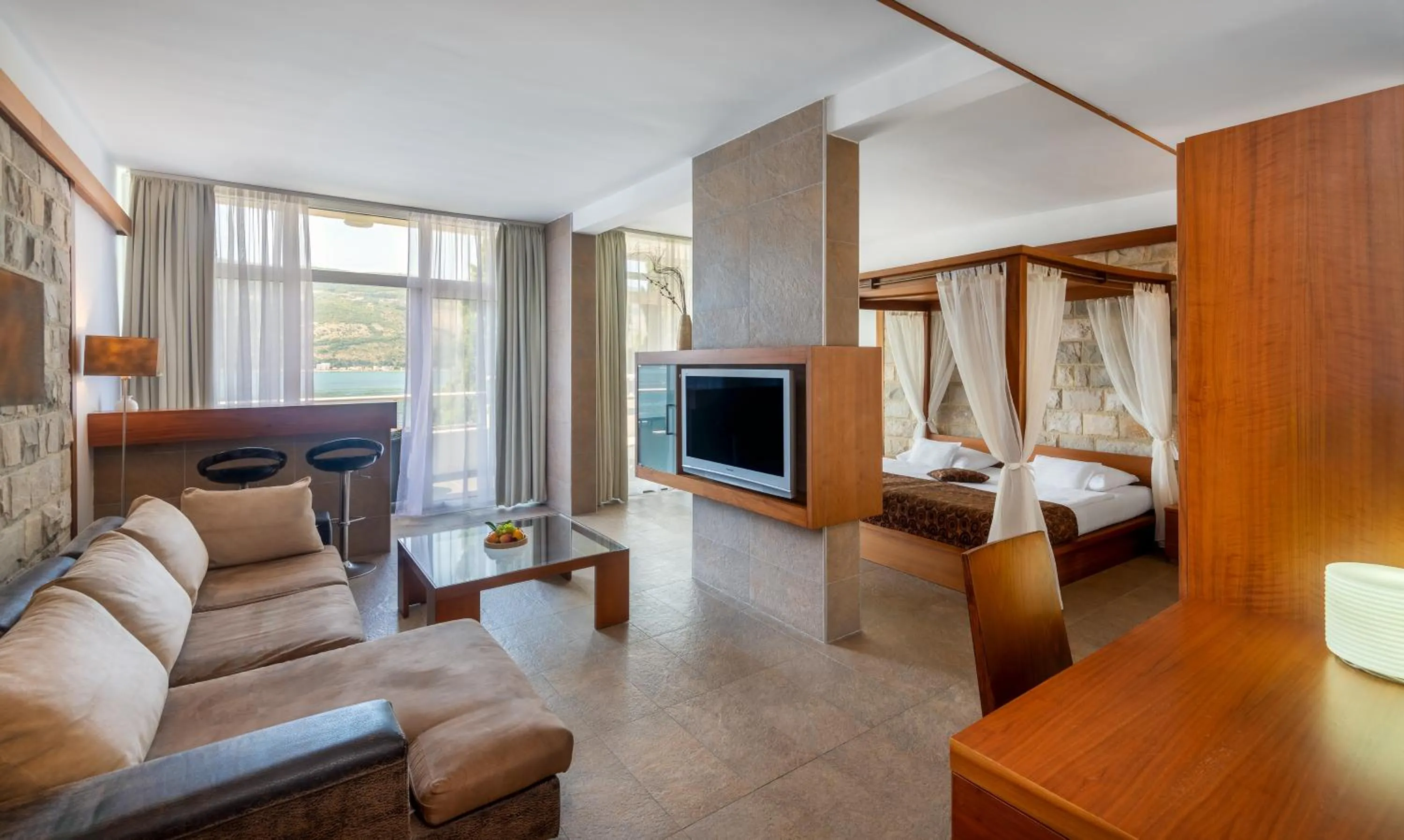 Bed in Hunguest Hotel Sun Resort