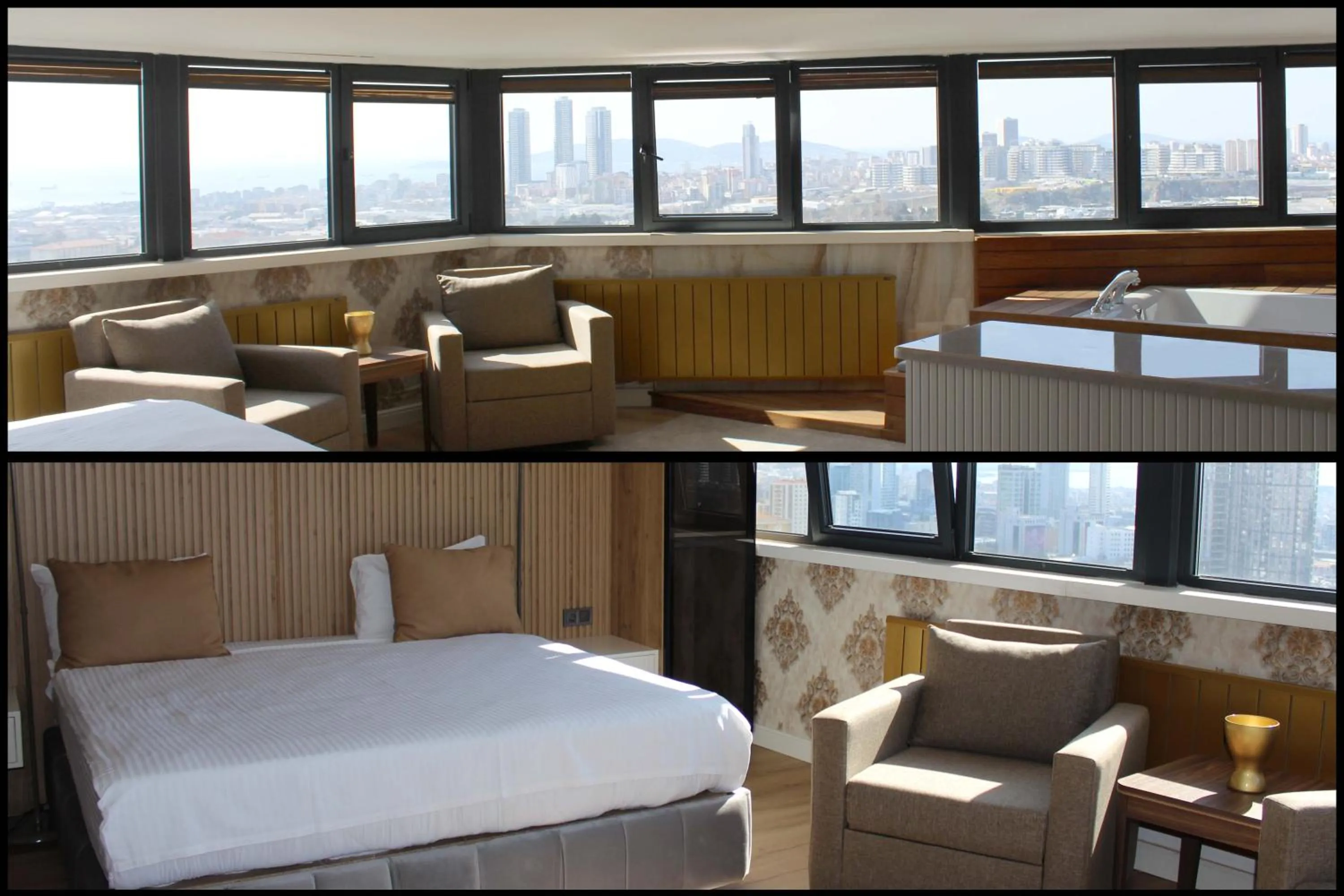 Bed in Aram Otel Business & Luxury