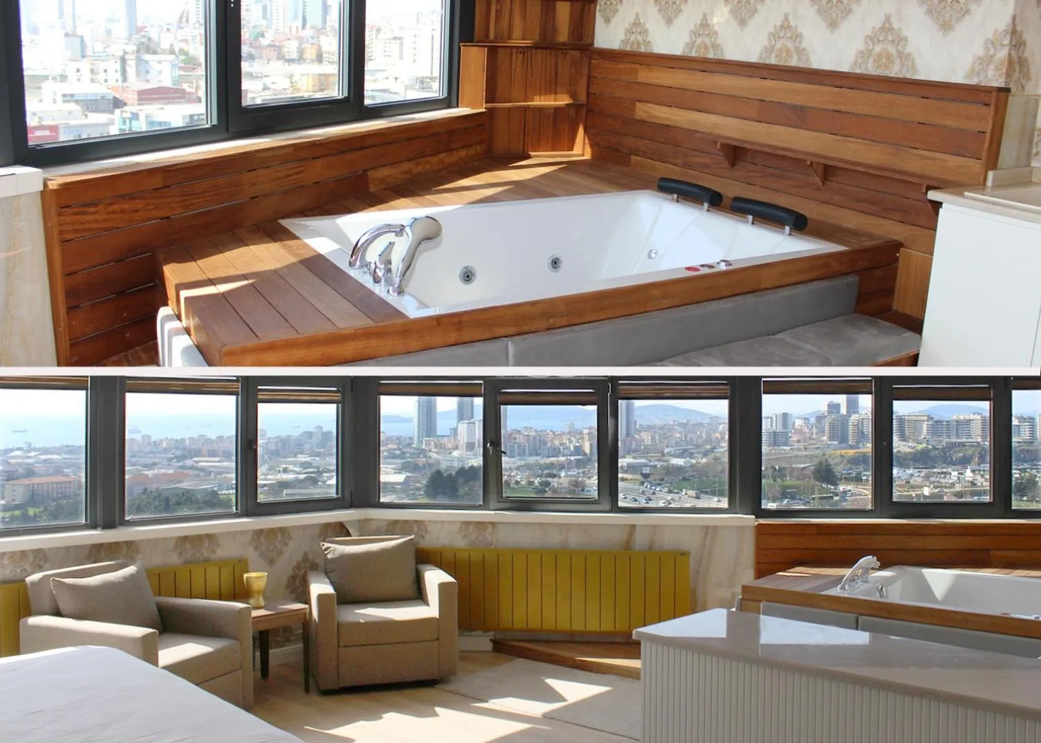 Natural landscape, Bed in Aram Otel Business & Luxury