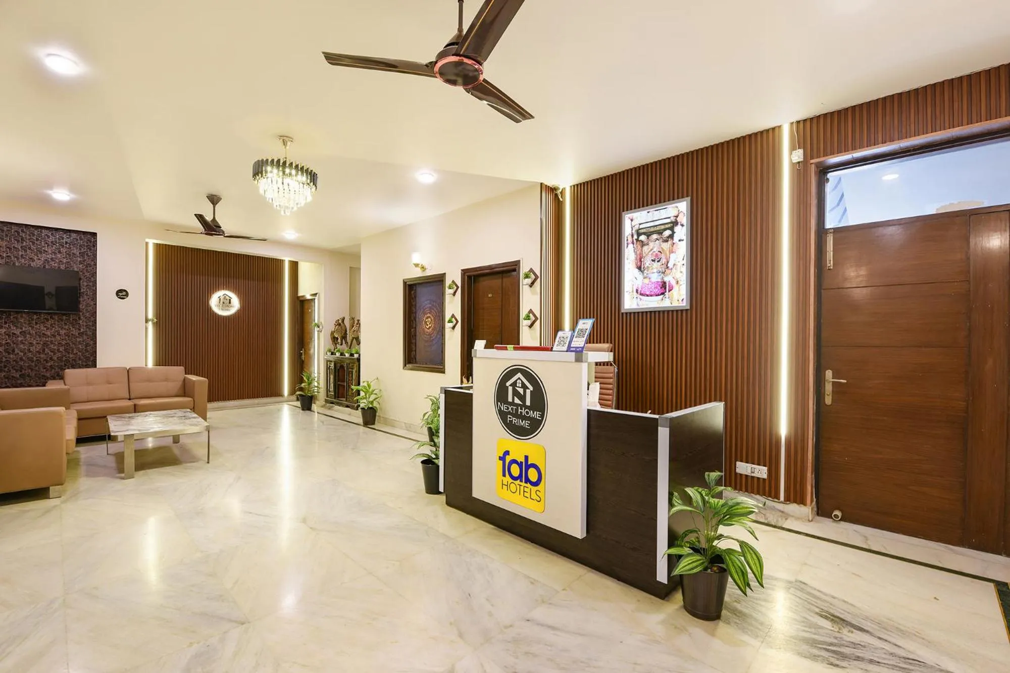 Lobby or reception in FabHotel Next Home Prime