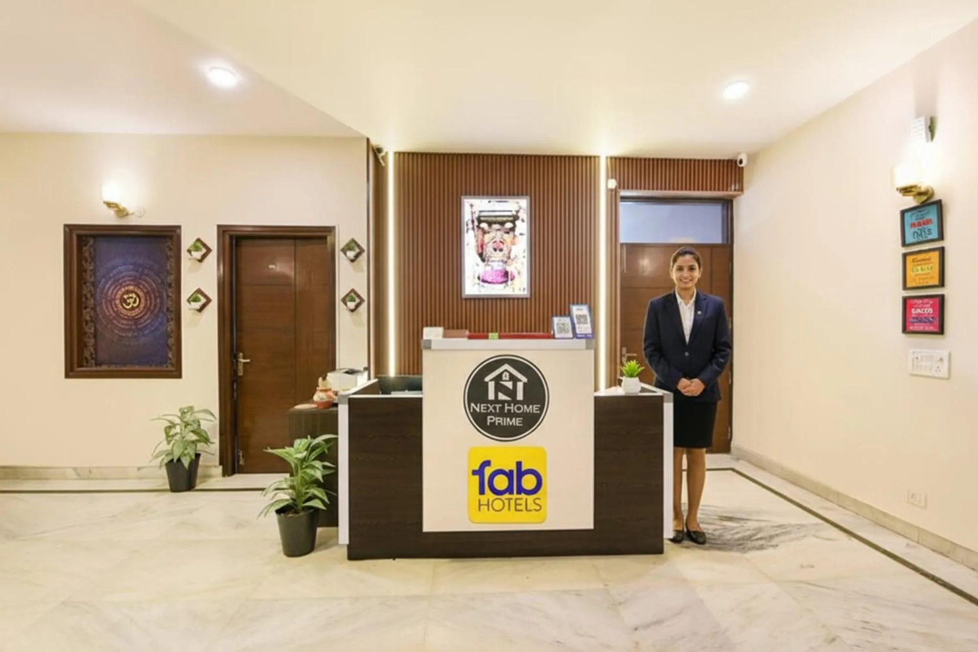 Lobby or reception in FabHotel Next Home Prime