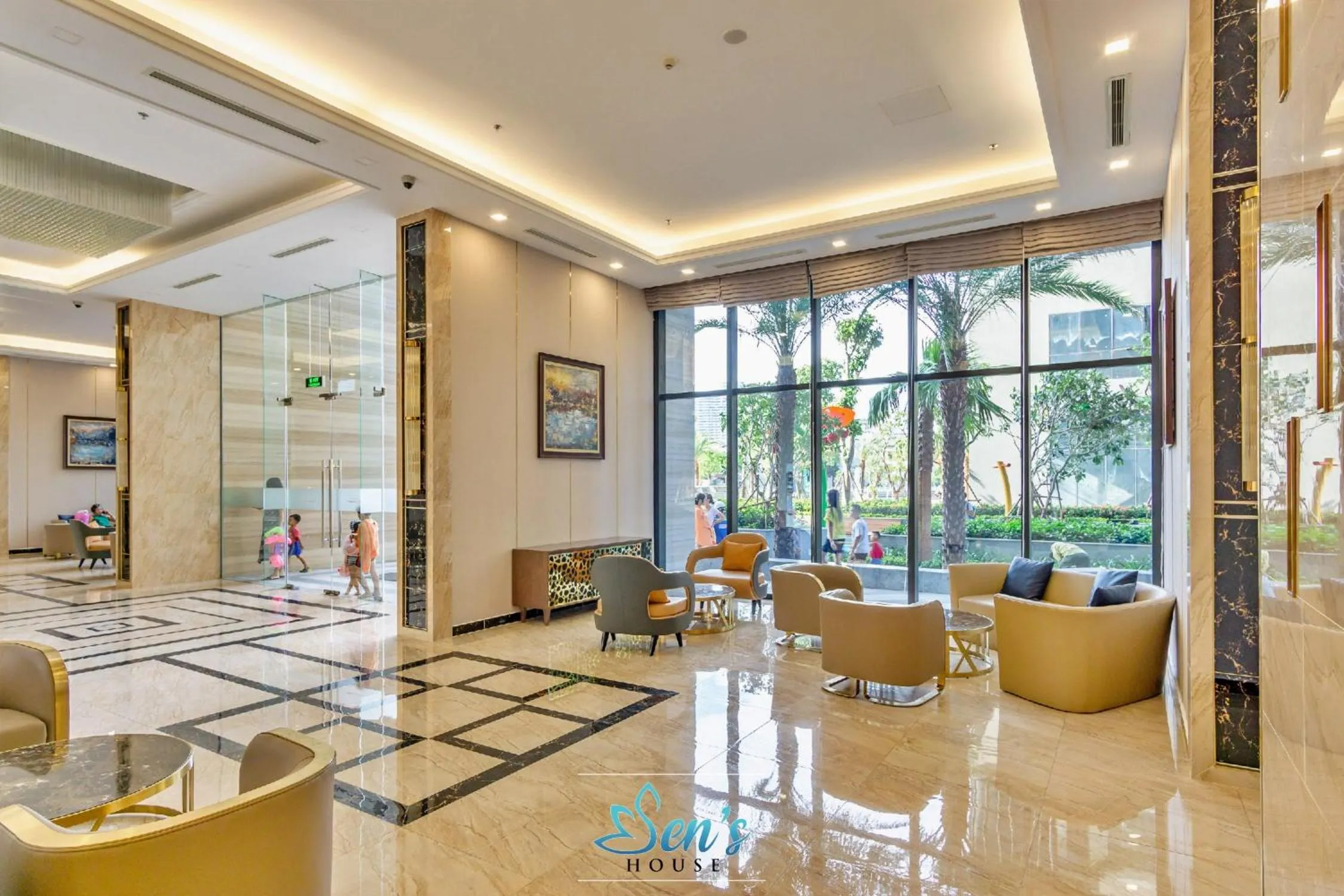 Lobby or reception in Sens House Saigon - Serviced Apartments in Vinhomes Central Park