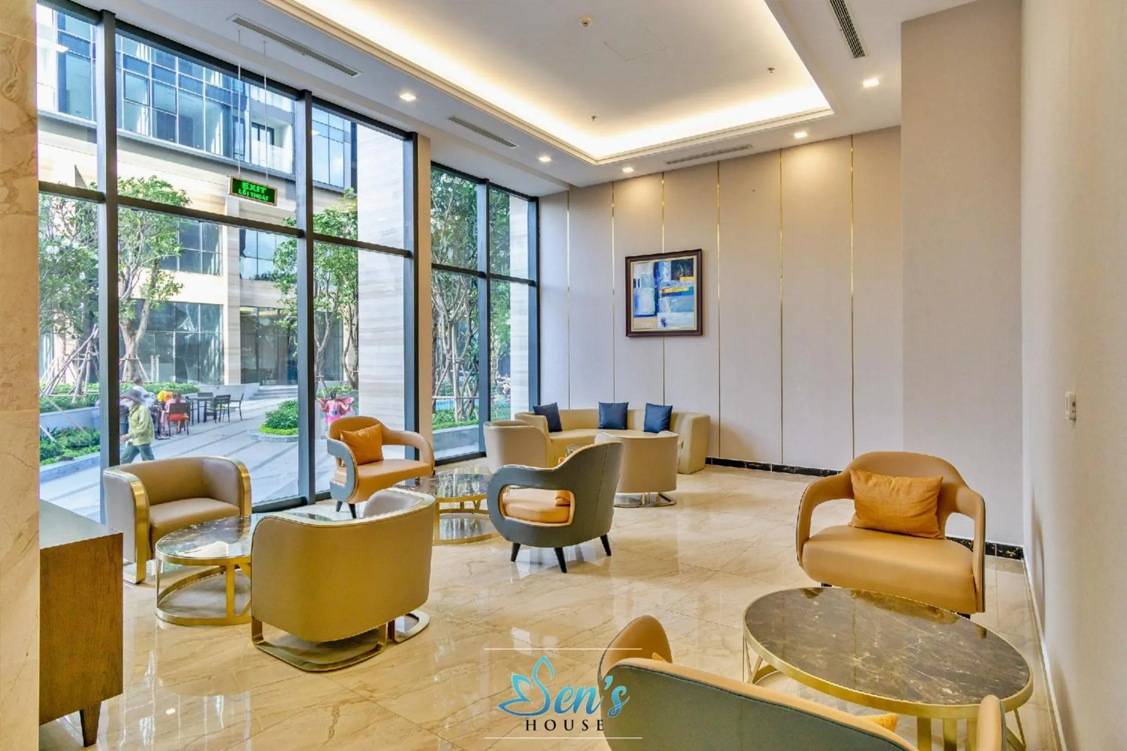 Lobby or reception in Sens House Saigon - Serviced Apartments in Vinhomes Central Park