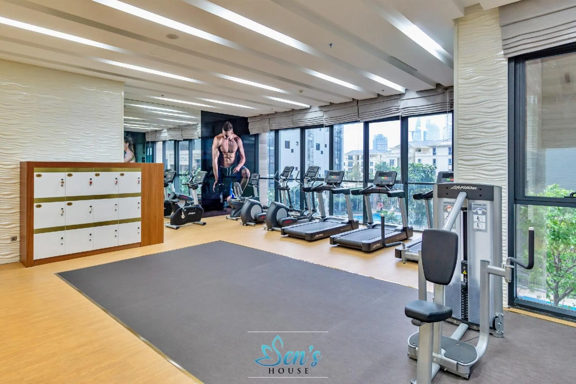 Fitness centre/facilities in Sens House Saigon - Serviced Apartments in Vinhomes Central Park