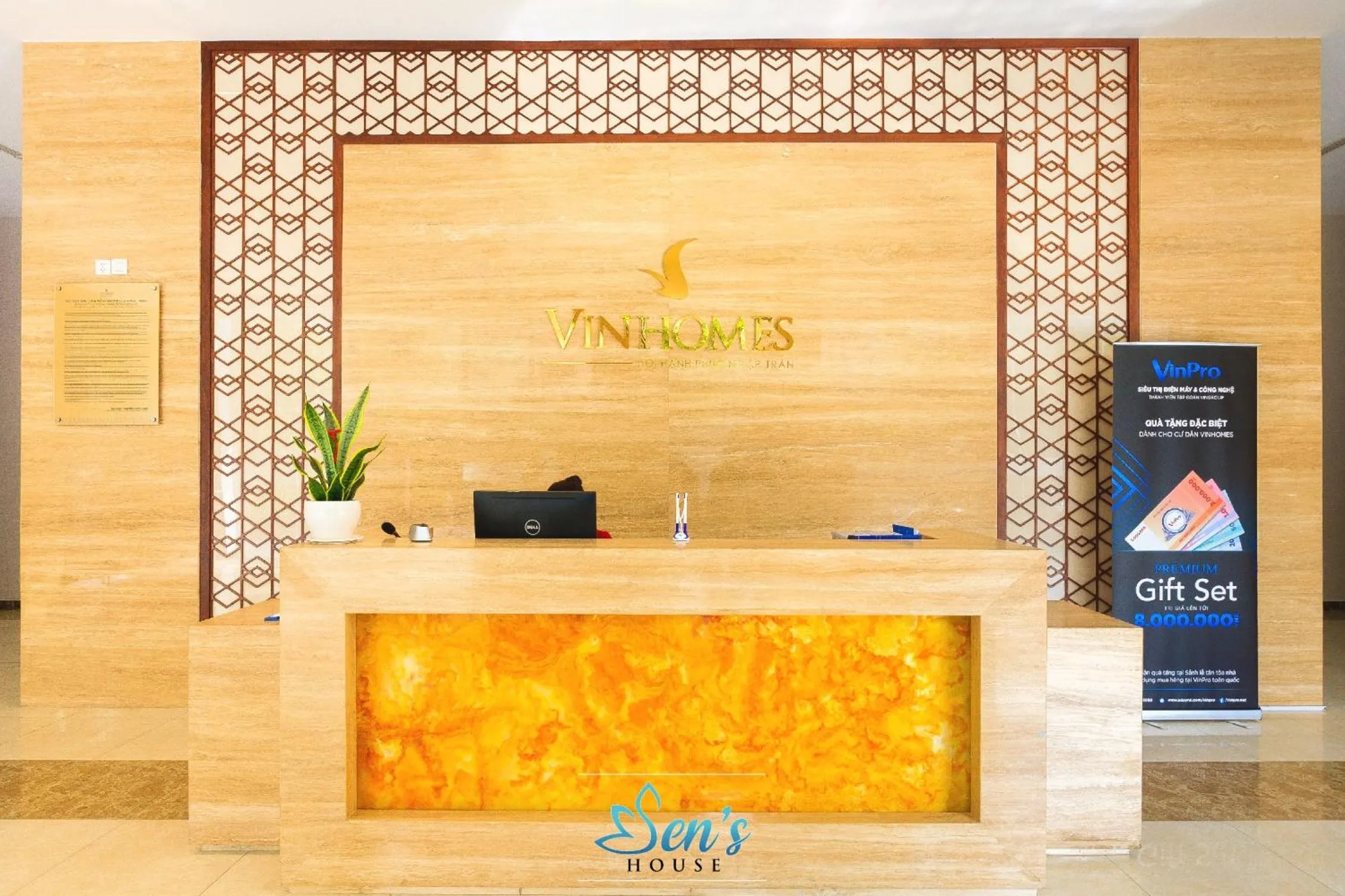 Lobby or reception in Sens House Saigon - Serviced Apartments in Vinhomes Central Park