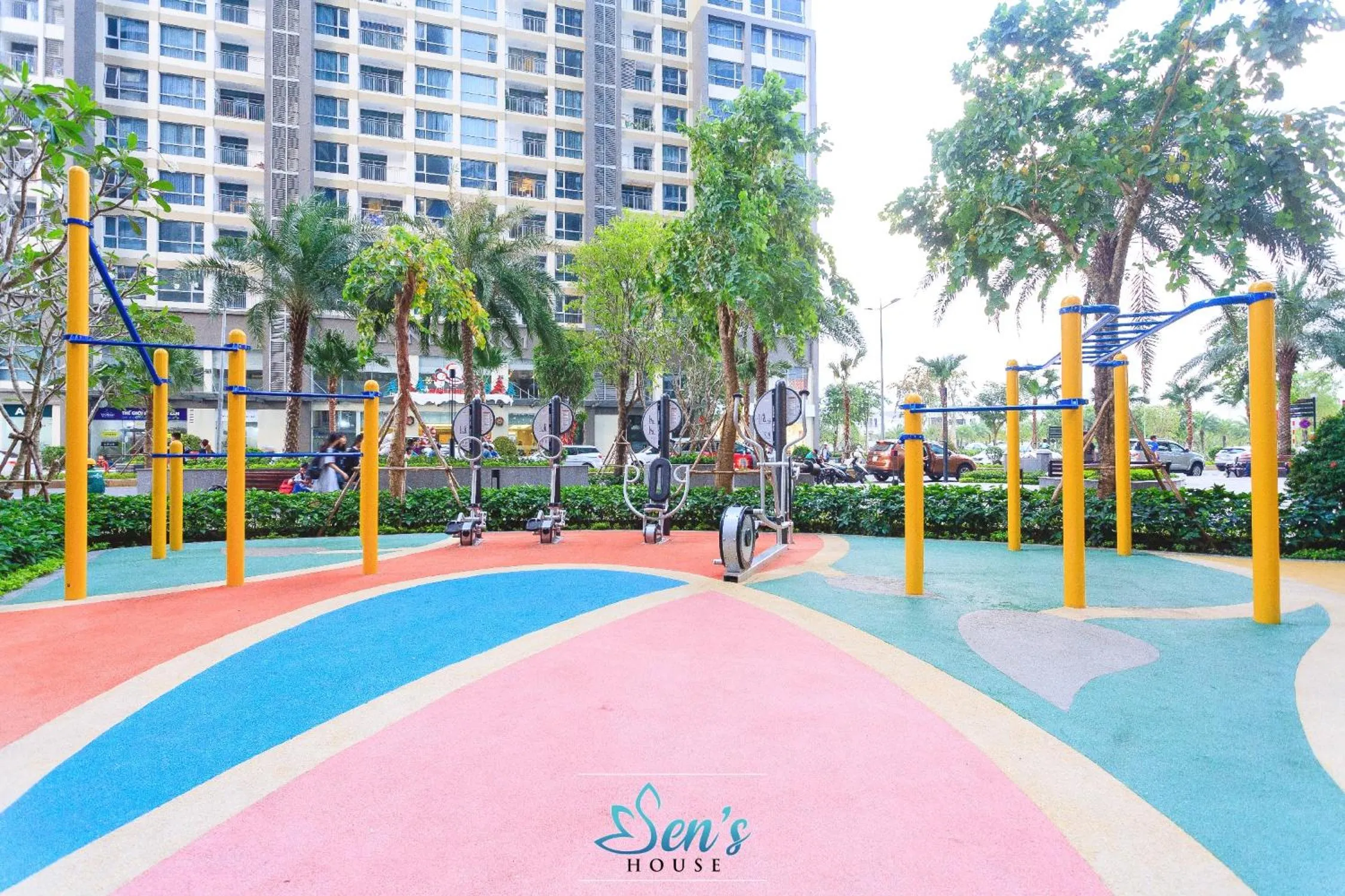 Children play ground in Sens House Saigon - Serviced Apartments in Vinhomes Central Park