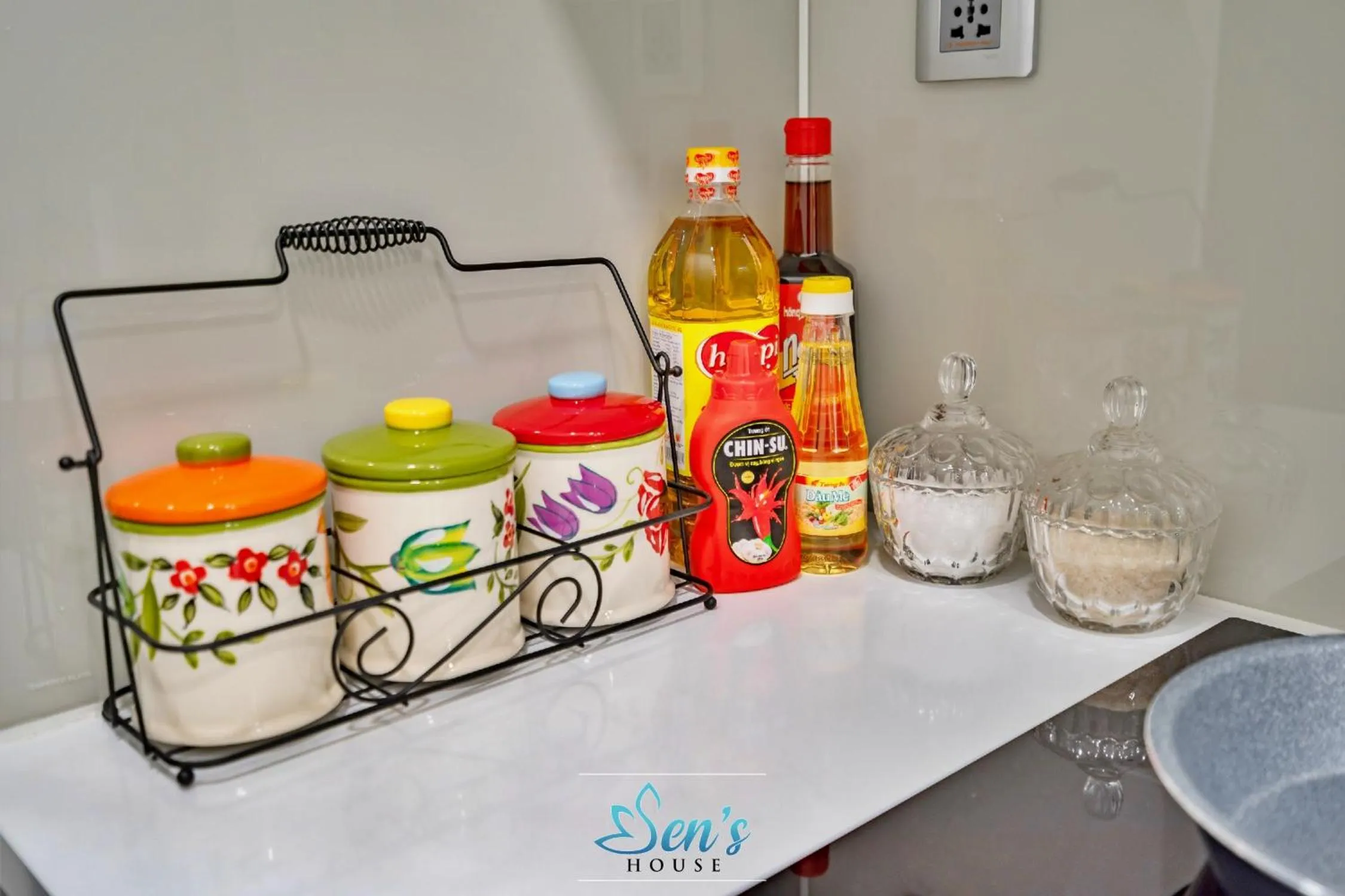 Kitchen or kitchenette in Sens House Saigon - Serviced Apartments in Vinhomes Central Park