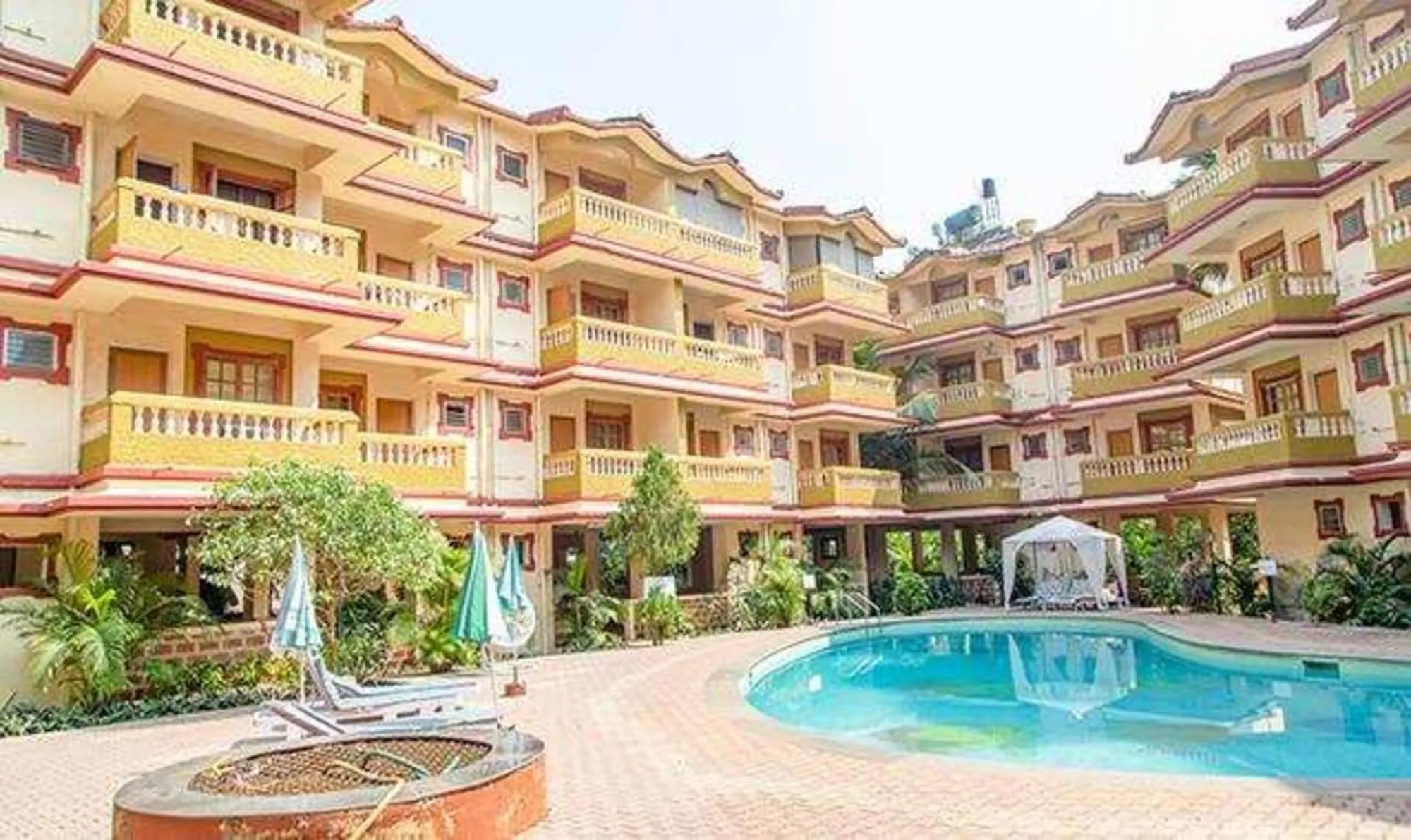 Property building in Via Toro Highland Beach Resort With Pool - 500M From Candolim Beach