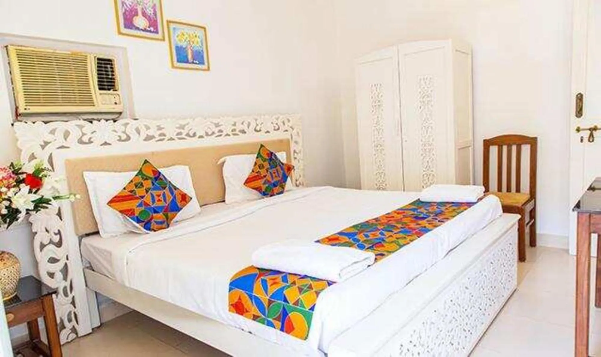 Bed in Via Toro Highland Beach Resort With Pool - 500M From Candolim Beach