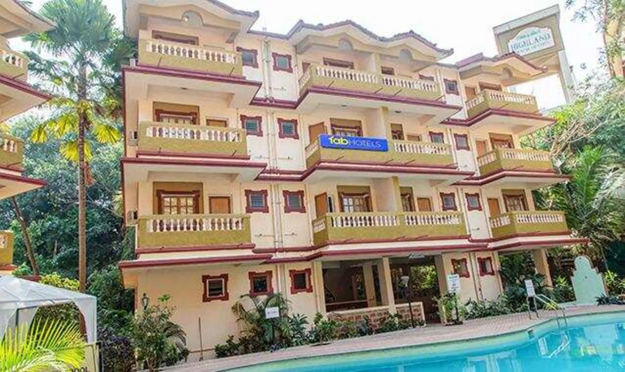 Property building in Via Toro Highland Beach Resort With Pool - 500M From Candolim Beach
