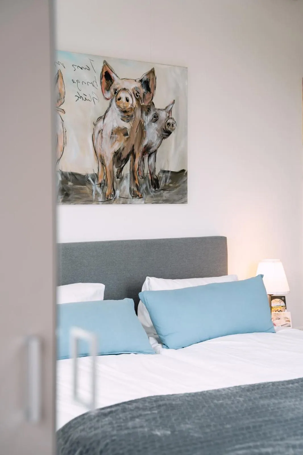 Balcony/Terrace, Bed in Hotel & Restaurant Nollen