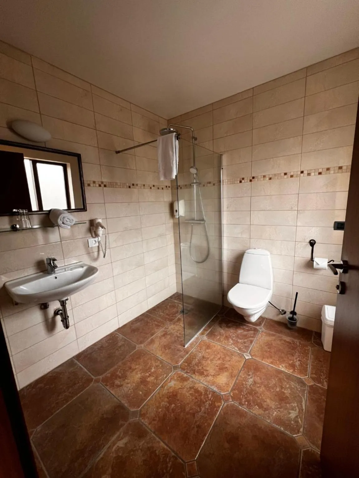 Bathroom in Hotel Skógá by EJ Hotels