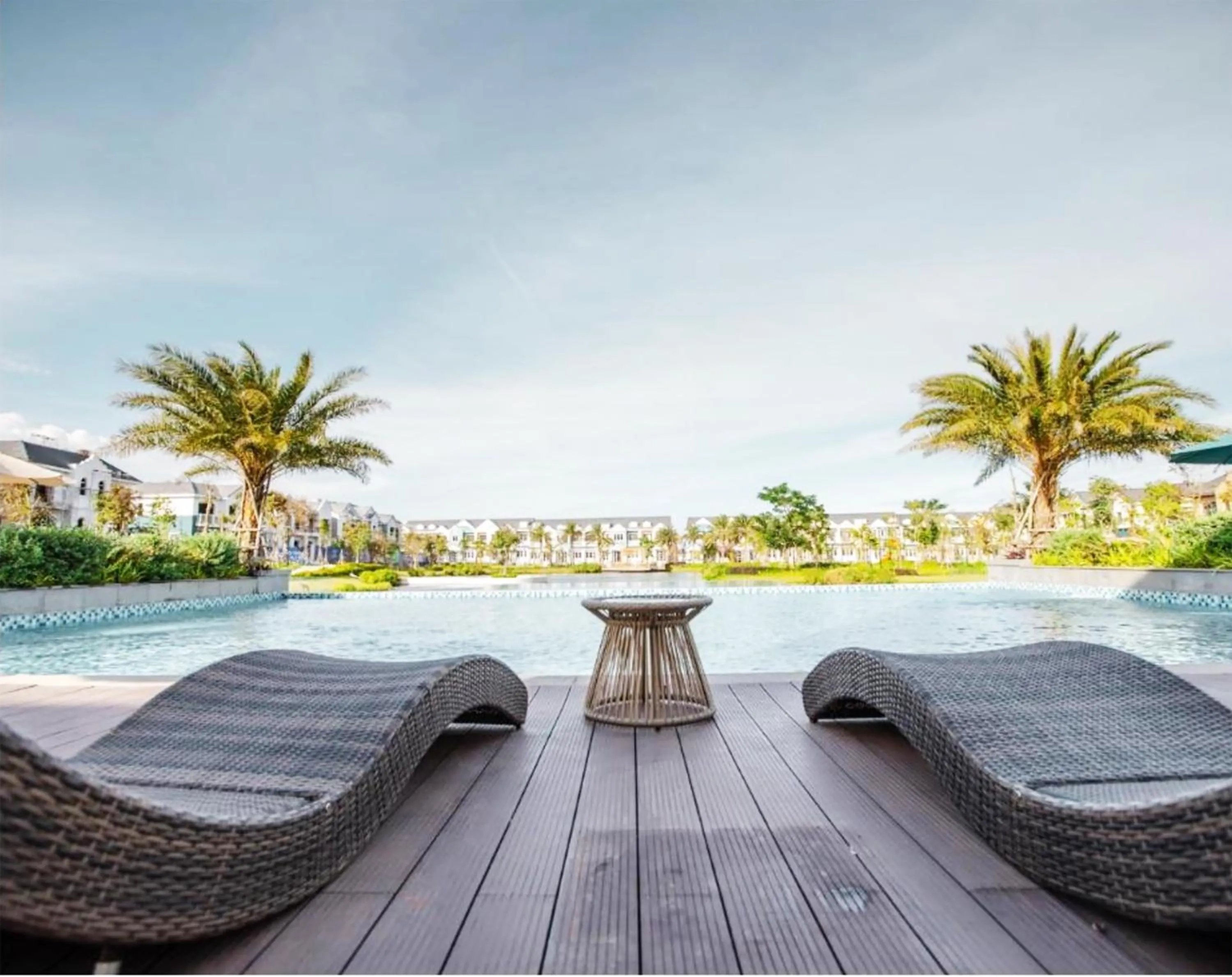 Swimming pool in Novaworld Villas