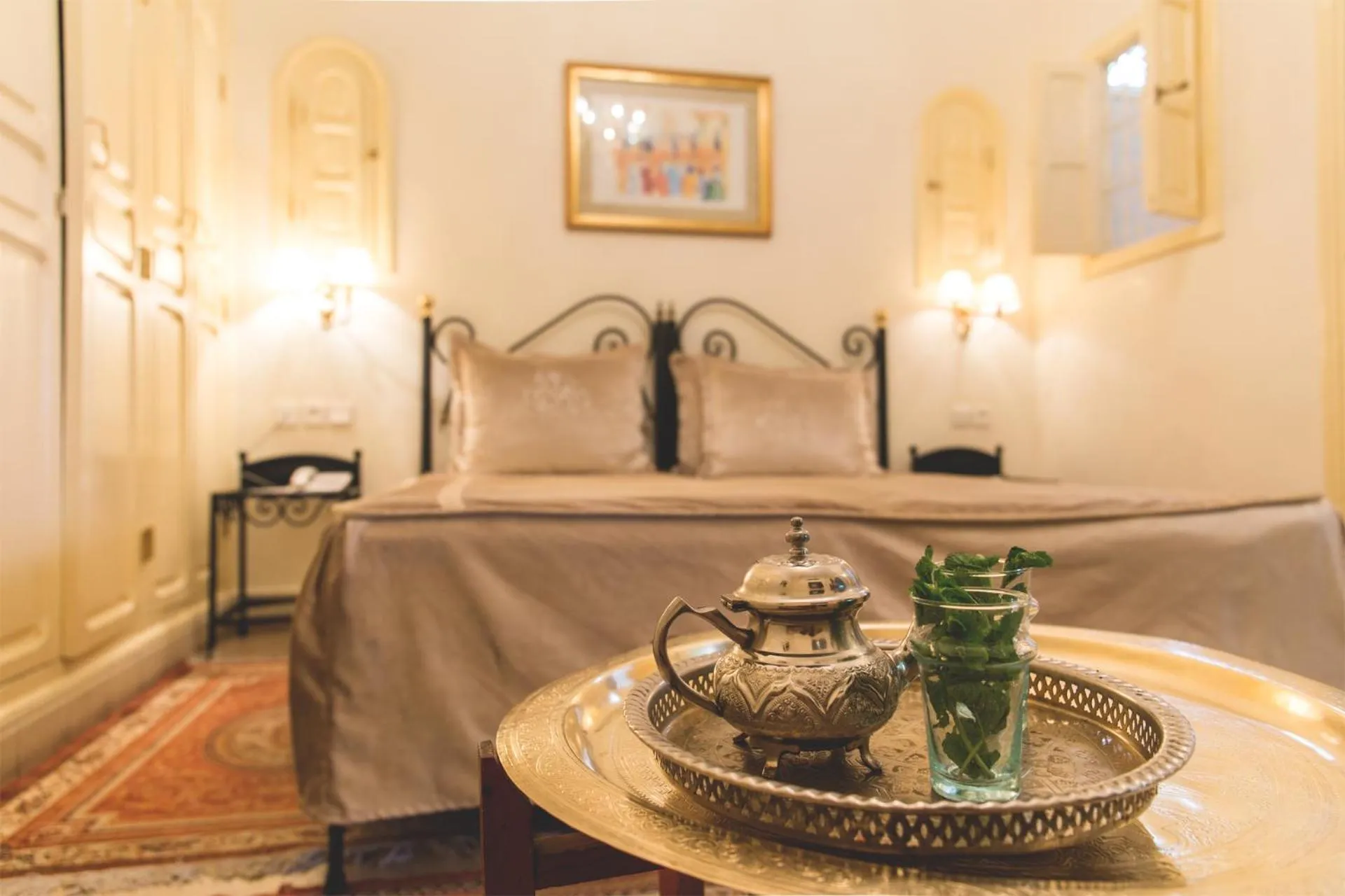 Bed in Riad Catalina