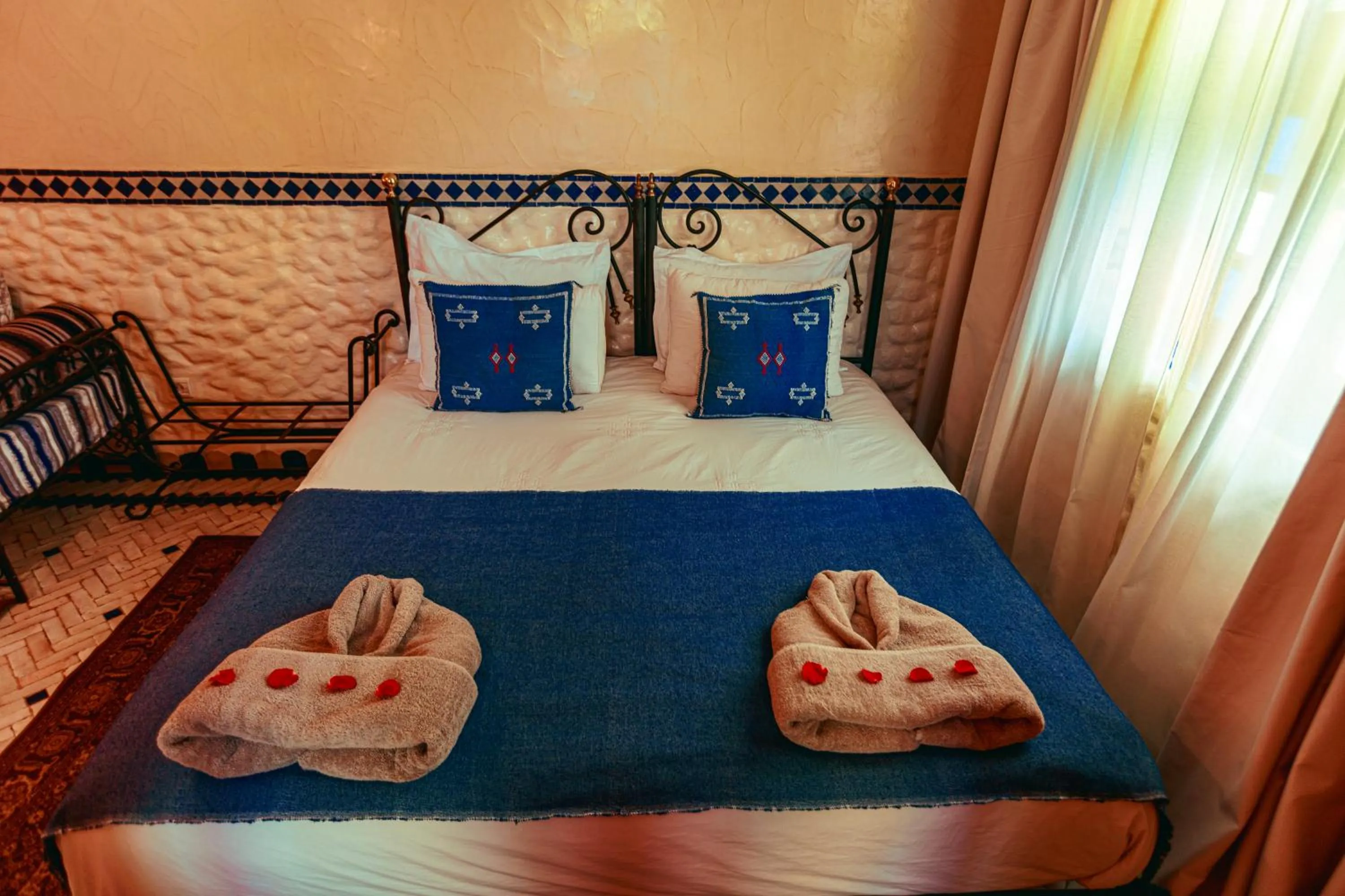 Bed in Riad Catalina