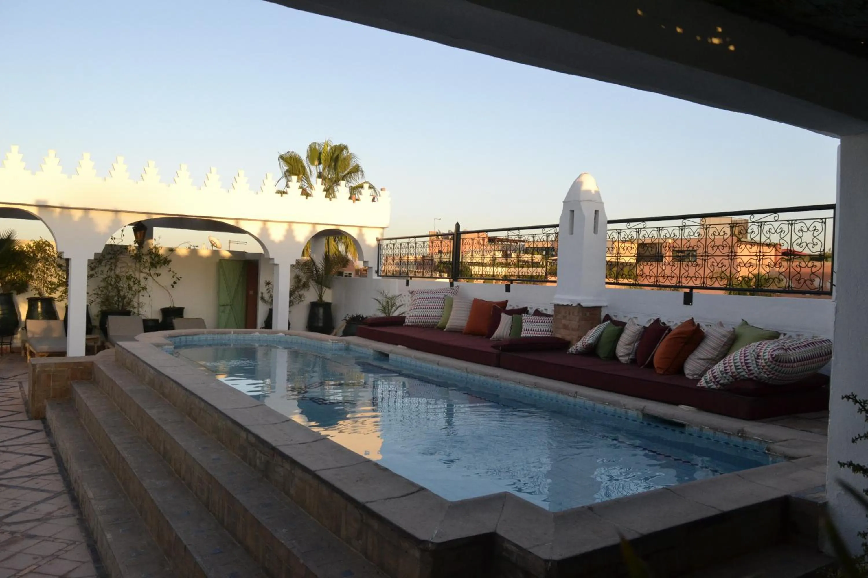 Swimming pool in Riad Catalina