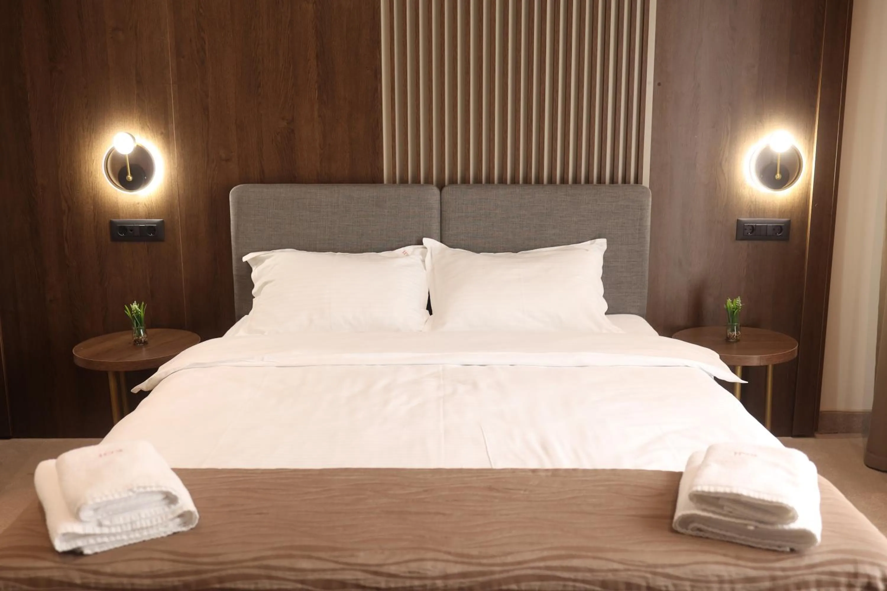 Bed in Sonio Boutique Hotel