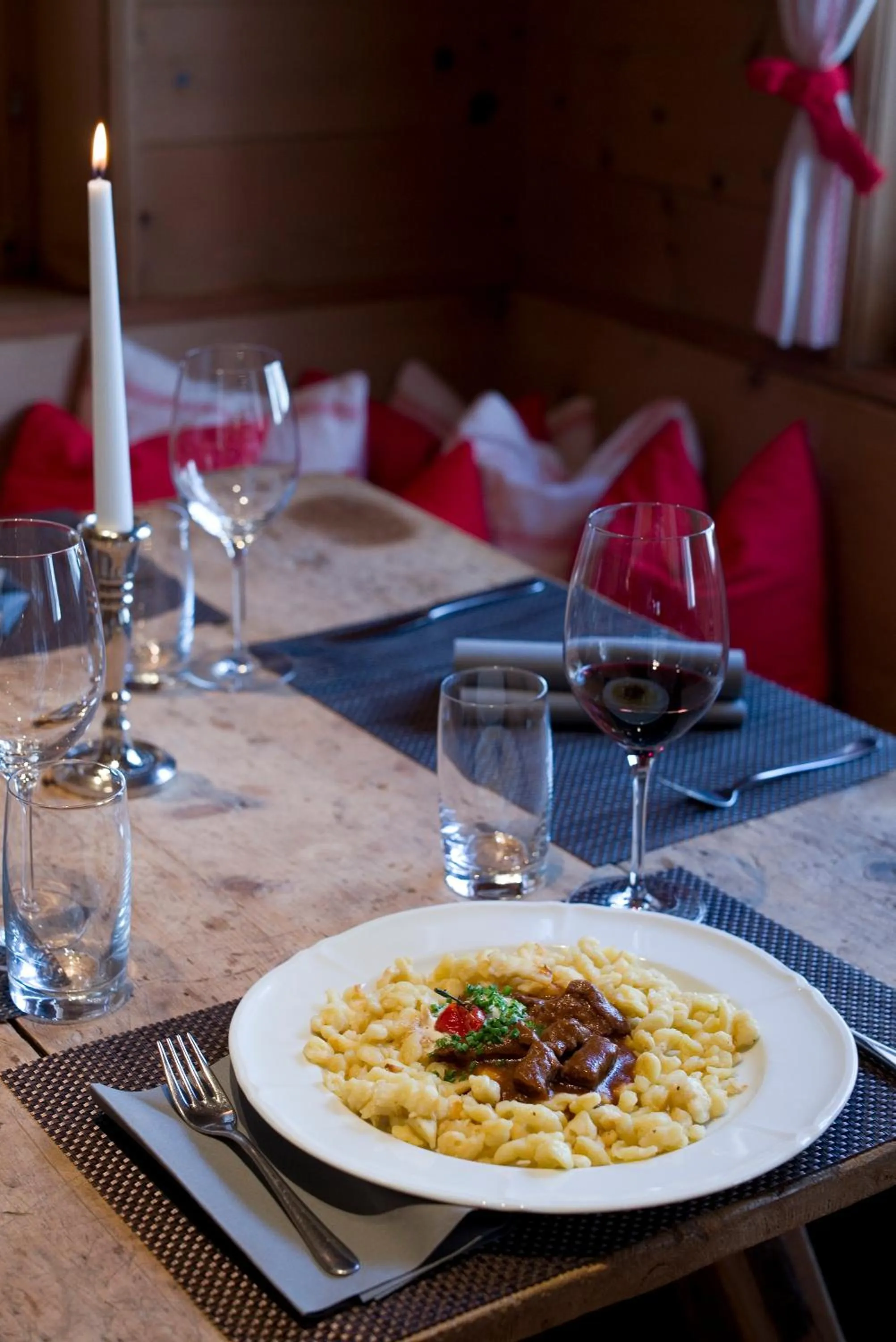 Food and drinks in Alpengasthof Crusch Alba ed Alvetern, S-charl