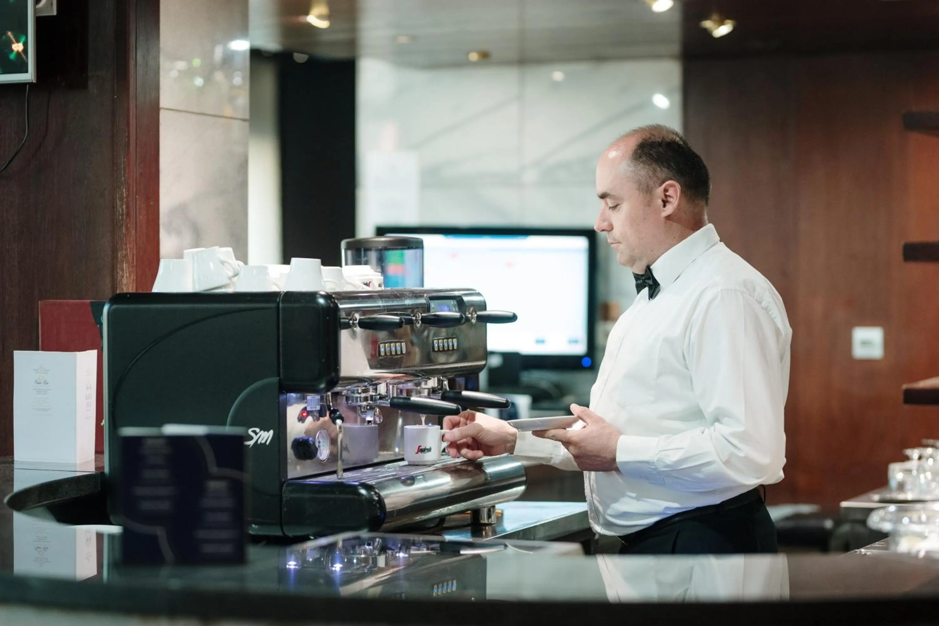 Lounge or bar in Hotel Slavija Lux