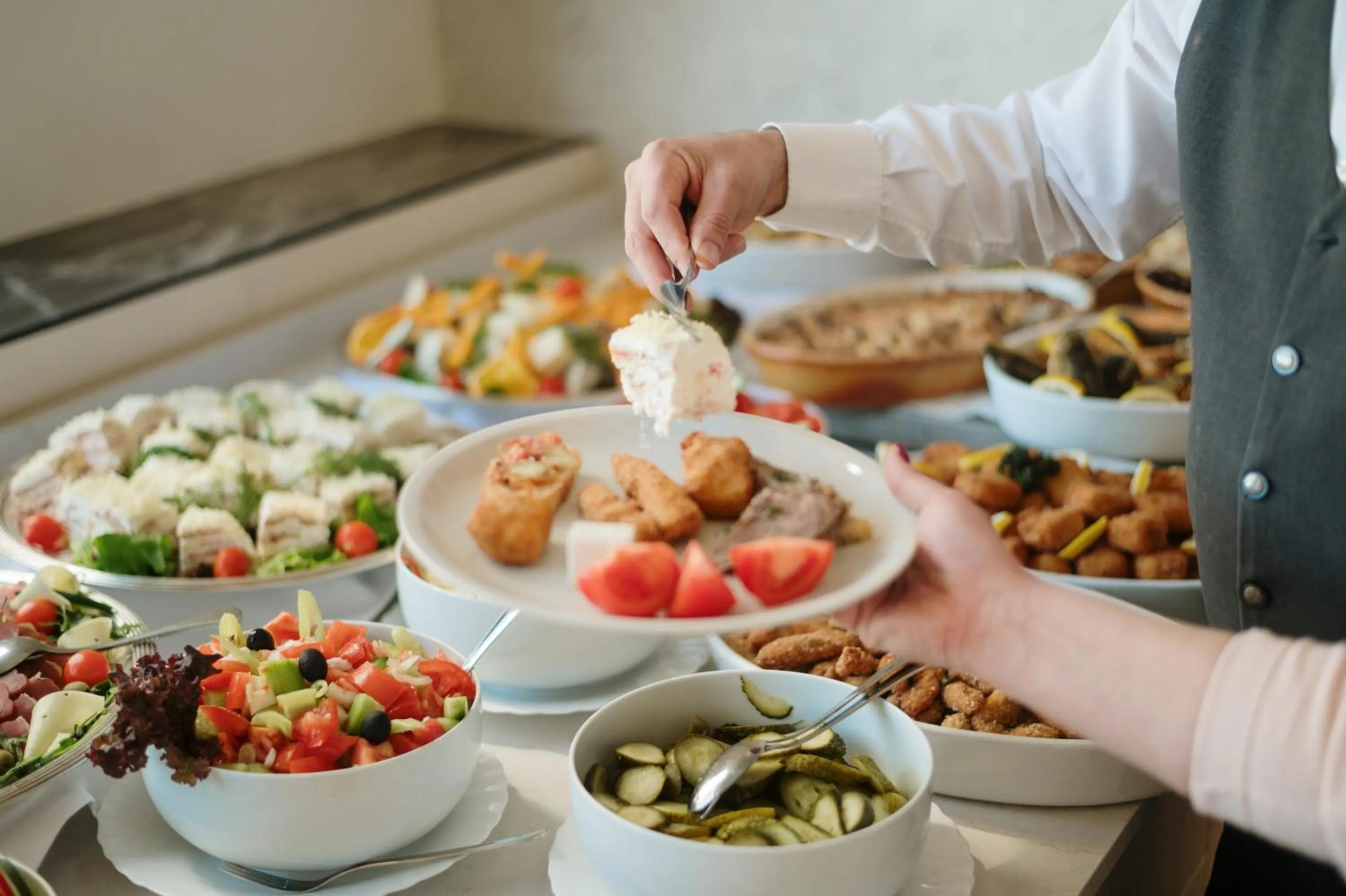 Restaurant/places to eat in Hotel Slavija Lux