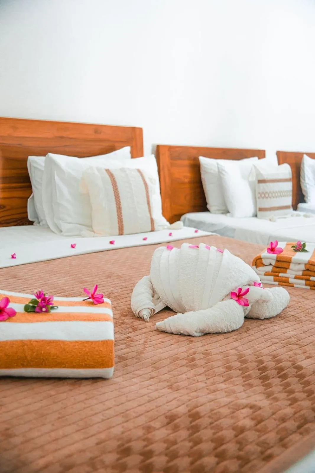 Bed in Hakuna Matata Resort Gili Air