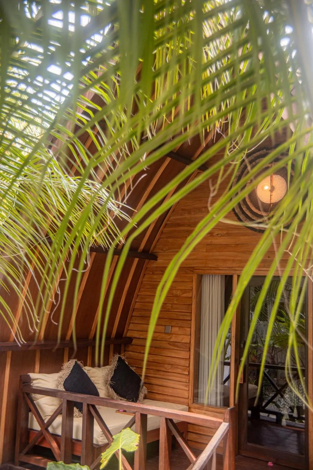 Patio in Hakuna Matata Resort Gili Air