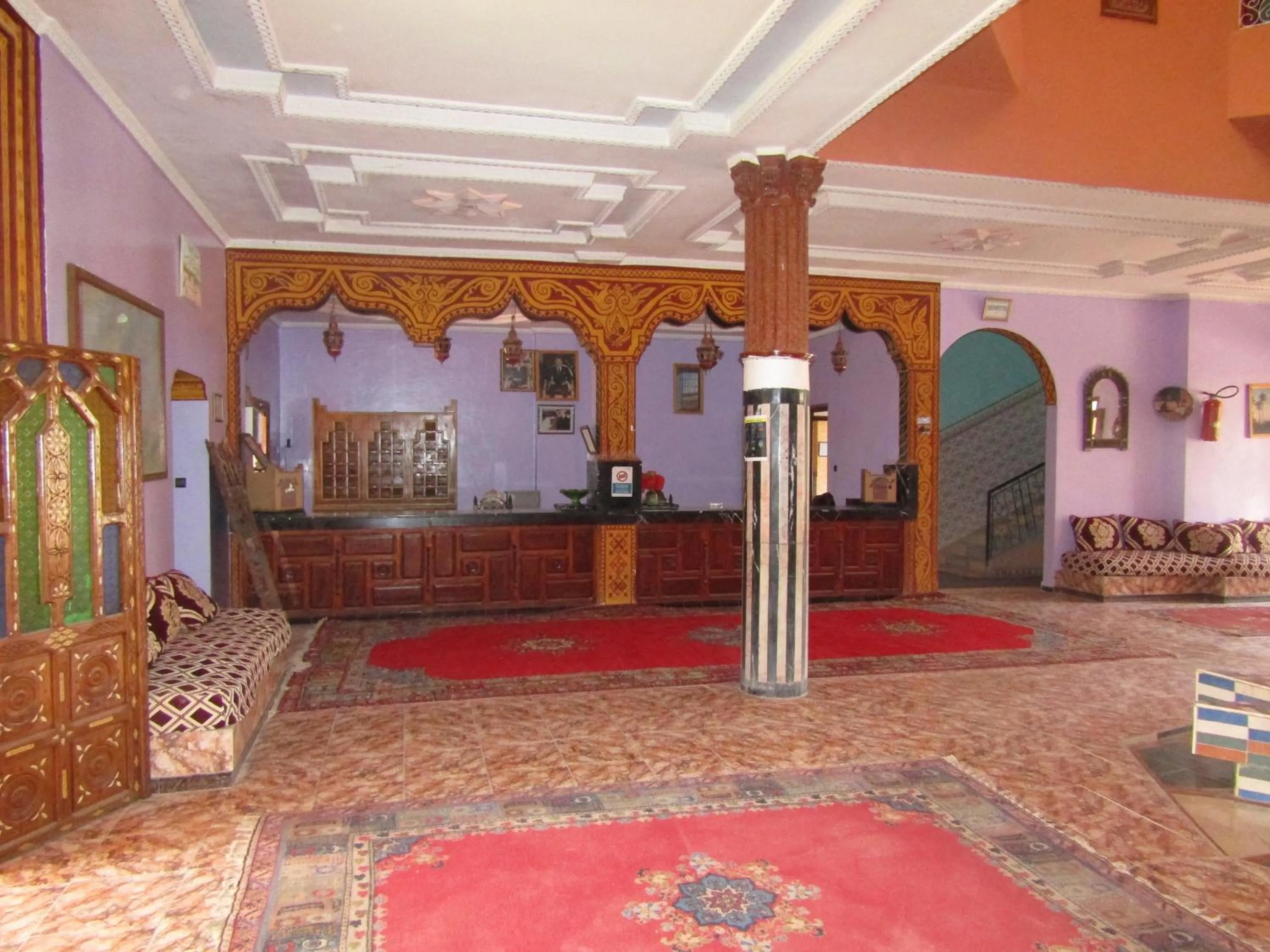 Lobby or reception in La Perle Du Drâa
