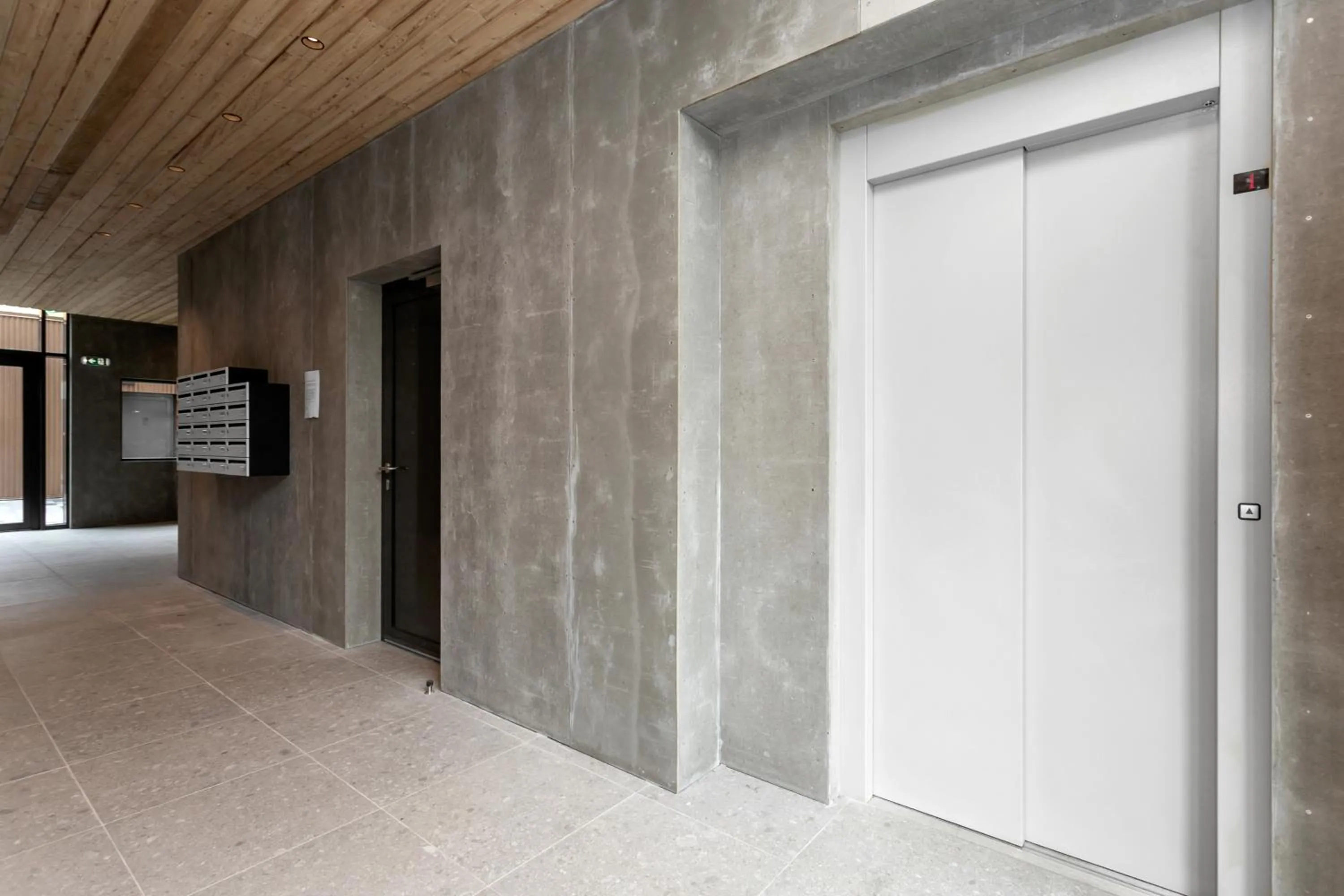 elevator in B18 Apartments