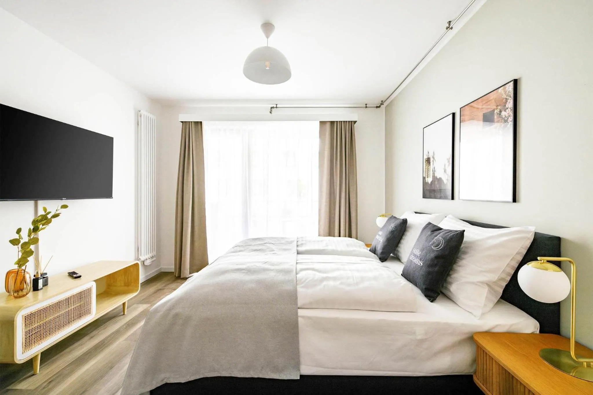 Bed in Limehome Budapest Mosonyi