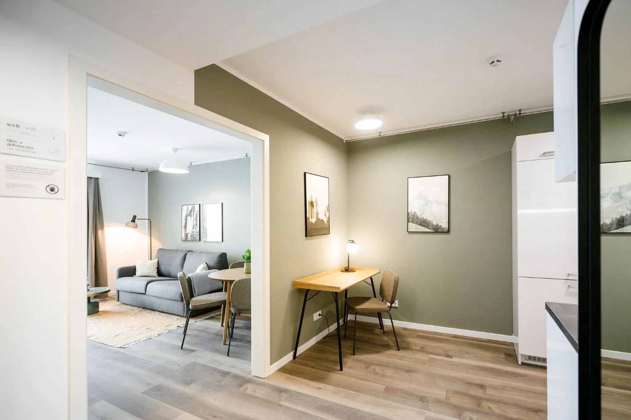 Living room in Limehome Budapest Mosonyi