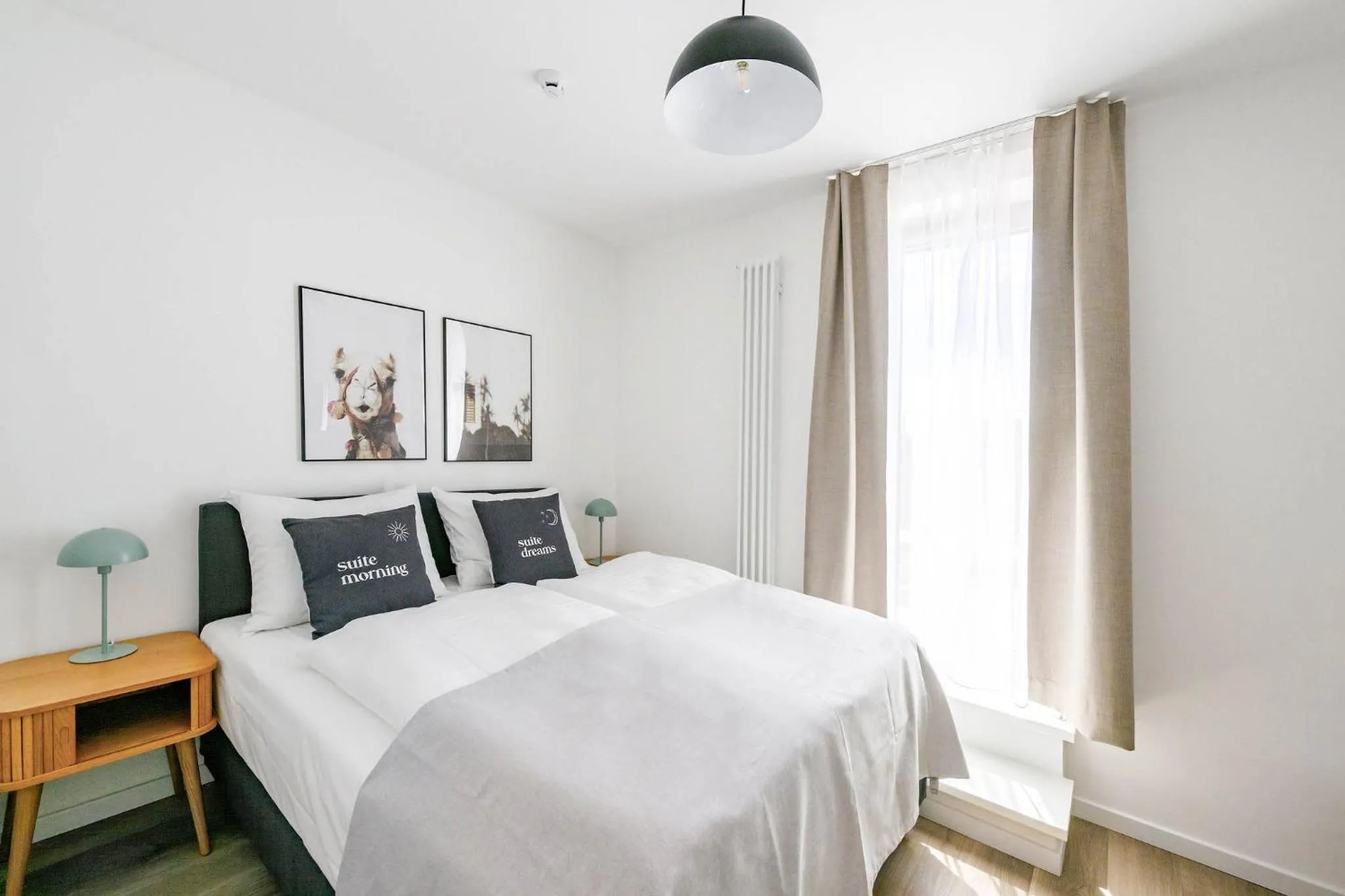 Bed in Limehome Budapest Mosonyi