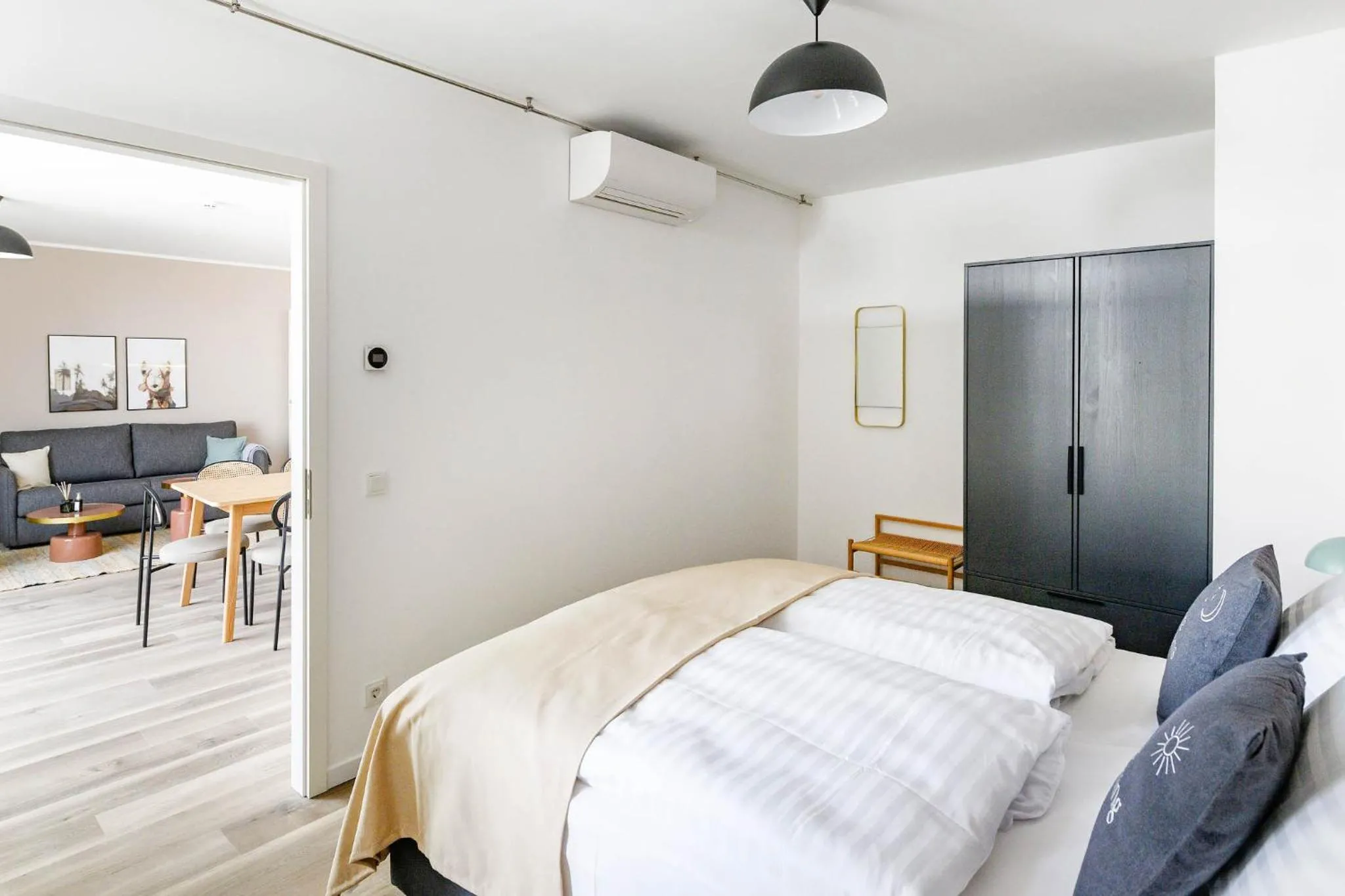 Bed in Limehome Budapest Mosonyi