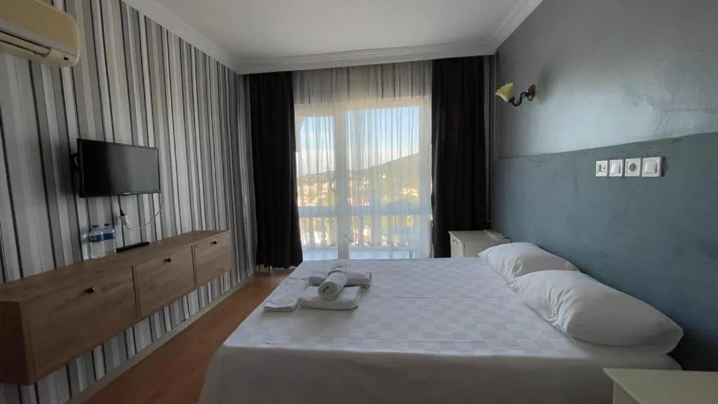 Bed in Tabiat Park Hotel Ayvalik