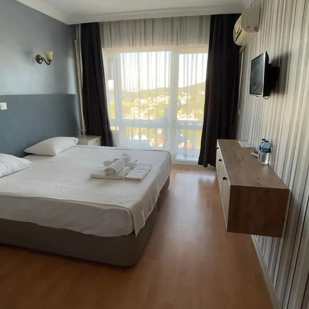 Bed in Tabiat Park Hotel Ayvalik
