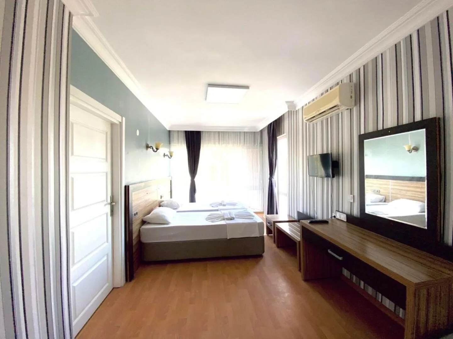 Bed in Tabiat Park Hotel Ayvalik